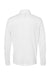 Adidas A401 Mens UPF 50+ 1/4 Zip Sweatshirt White Flat Back