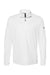 Adidas A401 Mens 1/4 Zip Pullover White Flat Front
