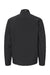 Adidas A267 Mens 3 Stripes Water Resistant Full Zip Jacket Black Flat Back