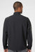 Adidas A267 Mens 3 Stripes Water Resistant Full Zip Jacket Black Model Back