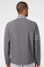 Adidas A267 Mens 3 Stripes Water Resistant Full Zip Jacket Grey Model Back
