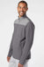 Adidas A267 Mens 3 Stripes Water Resistant Full Zip Jacket Grey Model Side
