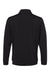 Adidas A295 Mens Performance UPF 50+ 1/4 Zip Sweatshirt w/ Pocket Black Flat Back