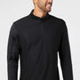 Adidas Mens Performance UPF 50+ 1/4 Zip Sweatshirt w/ Pocket - Black