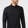 Adidas Mens Performance UPF 50+ 1/4 Zip Sweatshirt - Black - NEW