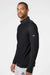 Adidas A295 Mens Performance UPF 50+ 1/4 Zip Sweatshirt Black Model Side