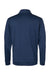 Adidas A295 Mens Performance 1/4 Zip Pullover Collegiate Navy Blue Flat Back