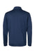 Adidas A295 Mens Performance UPF 50+ 1/4 Zip Sweatshirt w/ Pocket Collegiate Navy Blue Flat Back