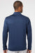 Adidas A295 Mens Performance 1/4 Zip Pullover Collegiate Navy Blue Model Back