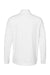 Adidas A295 Mens Performance UPF 50+ 1/4 Zip Sweatshirt White Flat Back