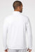 Adidas A295 Mens Performance UPF 50+ 1/4 Zip Sweatshirt White Model Back