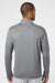 Adidas A295 Mens Performance UPF 50+ 1/4 Zip Sweatshirt w/ Pocket Grey Model Back