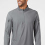 Adidas Mens Performance UPF 50+ 1/4 Zip Sweatshirt w/ Pocket - Grey