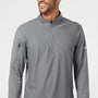 Adidas Mens Performance UPF 50+ 1/4 Zip Sweatshirt - Grey - NEW