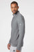 Adidas A295 Mens Performance UPF 50+ 1/4 Zip Sweatshirt w/ Pocket Grey Model Side