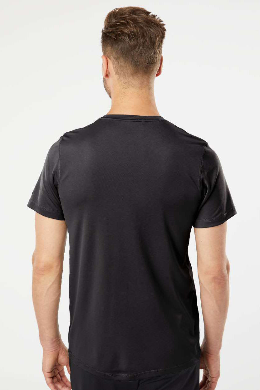 Adidas A376 Mens Short Sleeve Crewneck T-Shirt Black Model Back