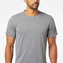 Adidas Mens UPF 50+ Short Sleeve Crewneck T-Shirt - Heather Black - Closeout