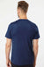 Adidas A376 Mens UPF 50+ Short Sleeve Crewneck T-Shirt Collegiate Navy Blue Model Back