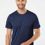 Adidas Mens UPF 50+ Short Sleeve Crewneck T-Shirt - Collegiate Navy Blue - NEW