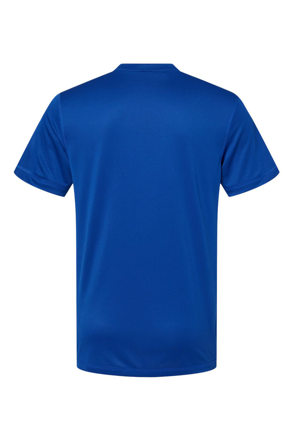 Adidas A376 Mens Short Sleeve Crewneck T-Shirt Collegiate Royal Blue Flat Back