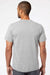 Adidas A376 Mens UPF 50+ Short Sleeve Crewneck T-Shirt Heather Grey Model Back