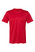Adidas A376 Mens UPF 50+ Short Sleeve Crewneck T-Shirt Power Red Flat Front