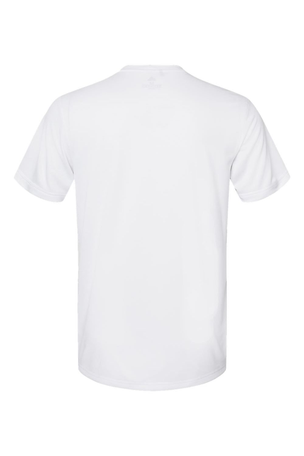 Adidas A376 Mens UPF 50+ Short Sleeve Crewneck T-Shirt White Flat Back
