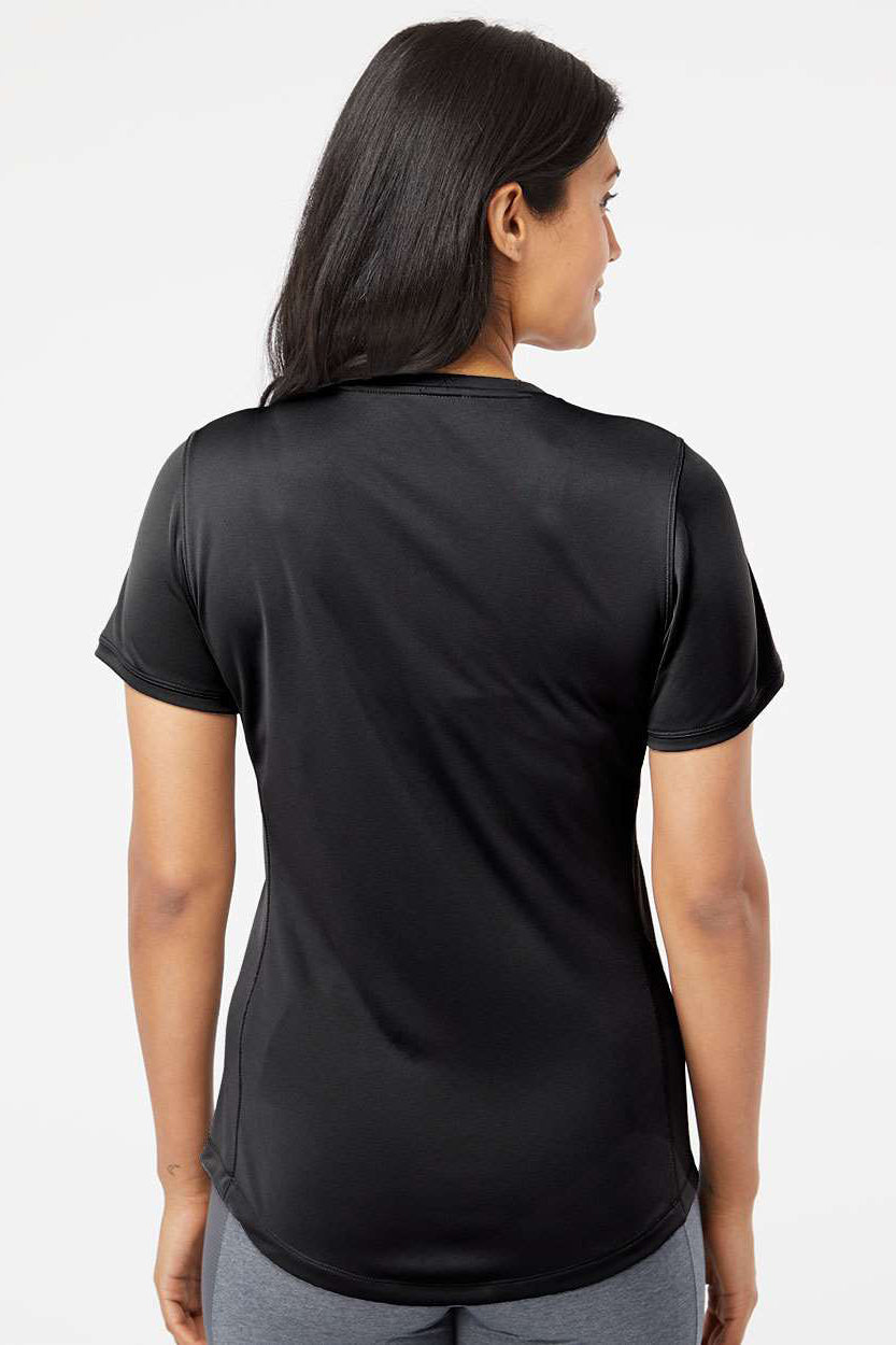 Adidas A377 Womens Short Sleeve Crewneck T-Shirt Black Model Back