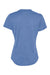 Adidas A377 Womens Short Sleeve Crewneck T-Shirt Heather Collegiate Royal Blue Flat Back