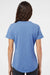 Adidas A377 Womens UPF 50+ Short Sleeve Crewneck T-Shirt Heather Collegiate Royal Blue Model Back