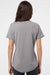Adidas A377 Womens Short Sleeve Crewneck T-Shirt Heather Grey Model Back