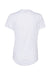 Adidas A377 Womens Short Sleeve Crewneck T-Shirt White Flat Back