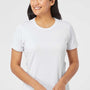 Adidas Womens UPF 50+ Short Sleeve Crewneck T-Shirt - White - NEW