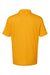 Adidas A230 Mens Performance UPF 50+ Short Sleeve Polo Shirt Collegiate Gold Flat Back