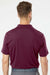 Adidas A230 Mens Performance UPF 50+ Short Sleeve Polo Shirt Maroon Model Back