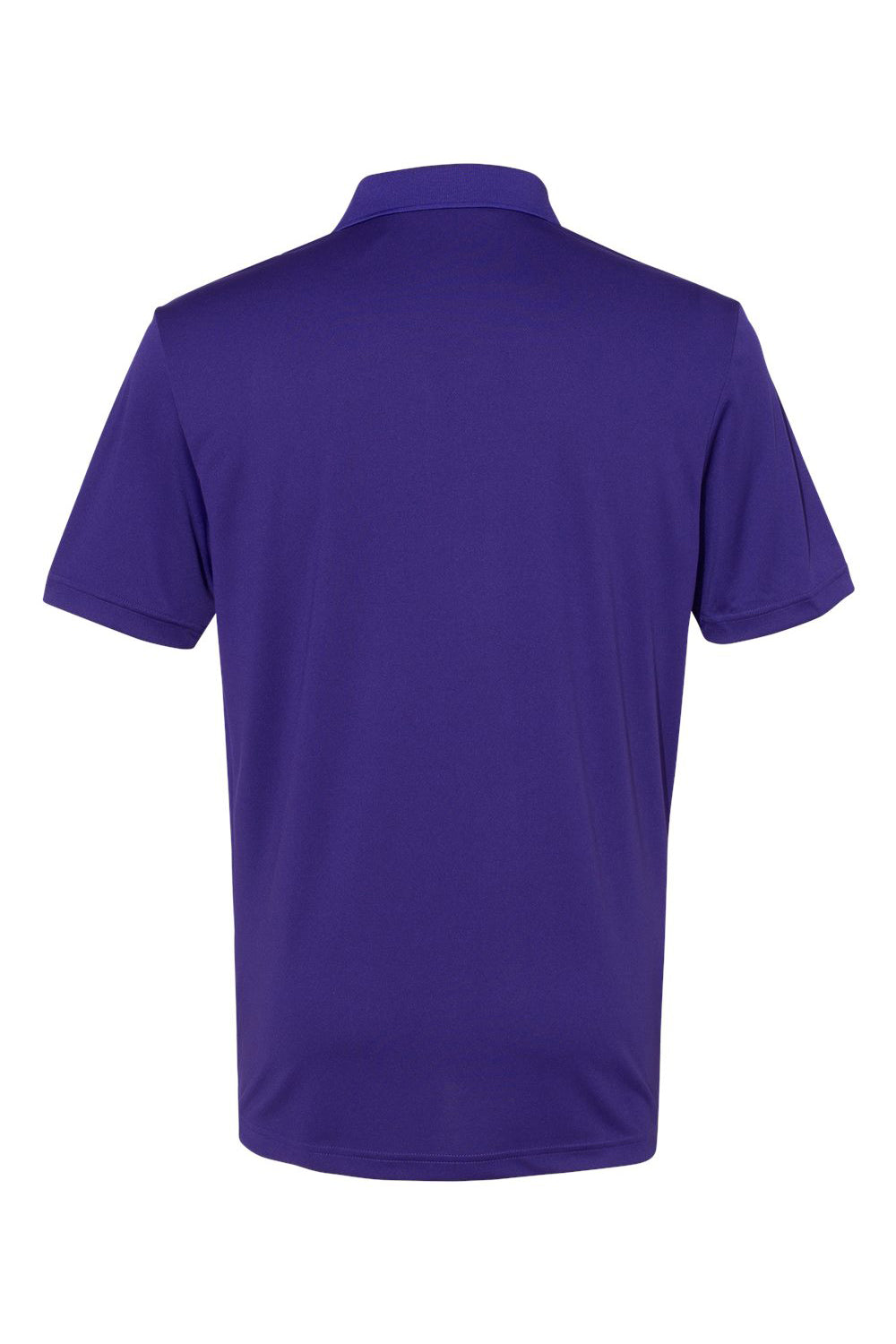 Adidas A230 Mens Performance Short Sleeve Polo Shirt Collegiate Purple Flat Back