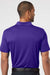 Adidas A230 Mens Performance UPF 50+ Short Sleeve Polo Shirt Collegiate Purple Model Back