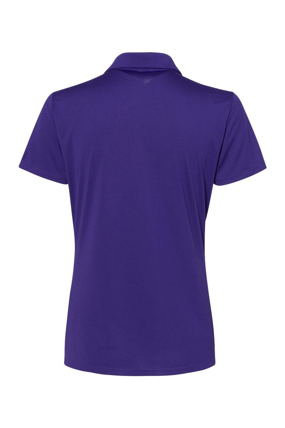 Adidas A231 Womens Performance Short Sleeve Polo Shirt Collegiate Purple Flat Back