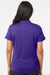 Adidas A231 Womens Performance UPF 50+ Short Sleeve Polo Shirt Collegiate Purple Model Back