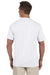 Augusta Sportswear 790 Mens Moisture Wicking Short Sleeve Crewneck T-Shirt White Model Back