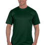 Augusta Sportswear Mens Moisture Wicking Short Sleeve Crewneck T-Shirt - Dark Green
