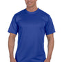 Augusta Sportswear Mens Moisture Wicking Short Sleeve Crewneck T-Shirt - Royal Blue