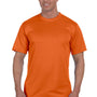 Augusta Sportswear Mens Moisture Wicking Short Sleeve Crewneck T-Shirt - Orange