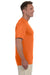 Augusta Sportswear 790 Mens Moisture Wicking Short Sleeve Crewneck T-Shirt Orange Model Side