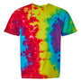 Dyenomite Mens Slushie Crinkle Tie Dyed Short Sleeve Crewneck T-Shirt - Slushie Classic - NEW