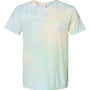 Dyenomite Mens Dream Tie Dyed Short Sleeve Crewneck T-Shirt - Lemon Lime - NEW
