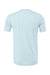 Bella + Canvas BC3001CVC/3001CVC Mens Heather CVC Short Sleeve Crewneck T-Shirt Heather Prism Ice Blue Flat Back