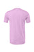 Bella + Canvas BC3001CVC/3001CVC Mens Heather CVC Short Sleeve Crewneck T-Shirt Heather Prism Lilac Purple Flat Back