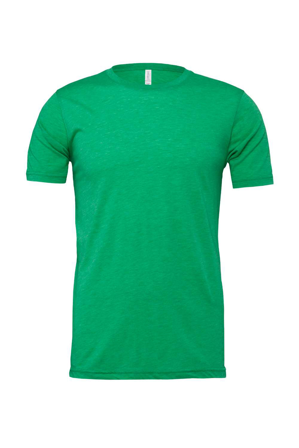 Bella Canvas Unisex Heather T-Shirt – 4XL Heather Green – Comfy Cotton-Poly Blend, Short-Sleeve