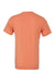 Bella + Canvas BC3001CVC/3001CVC Mens Heather CVC Short Sleeve Crewneck T-Shirt Heather Orange Flat Back